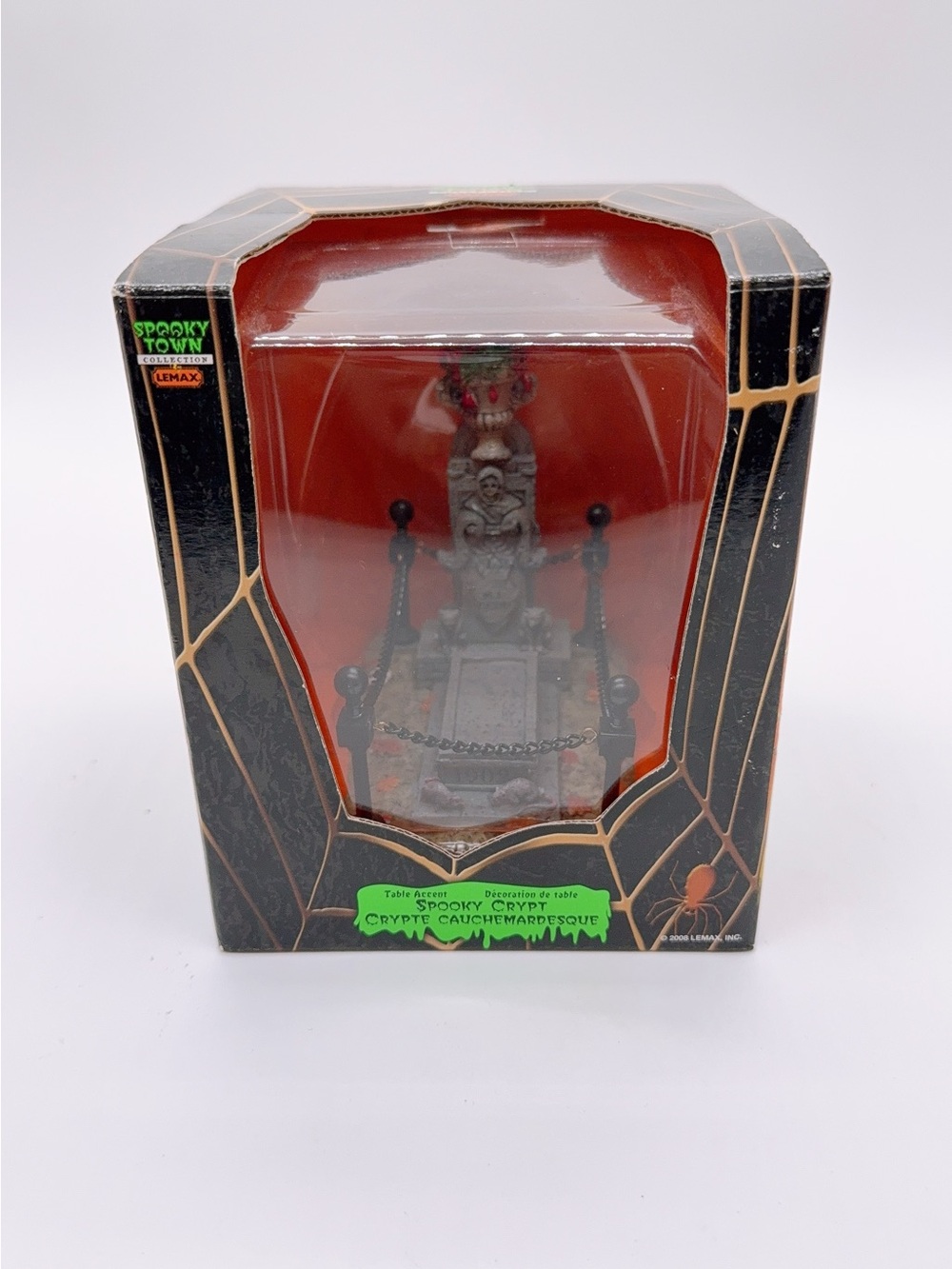 2008 Brand New Lemax Spooky Town Halloween Village Spooky Crypt w/Original Box